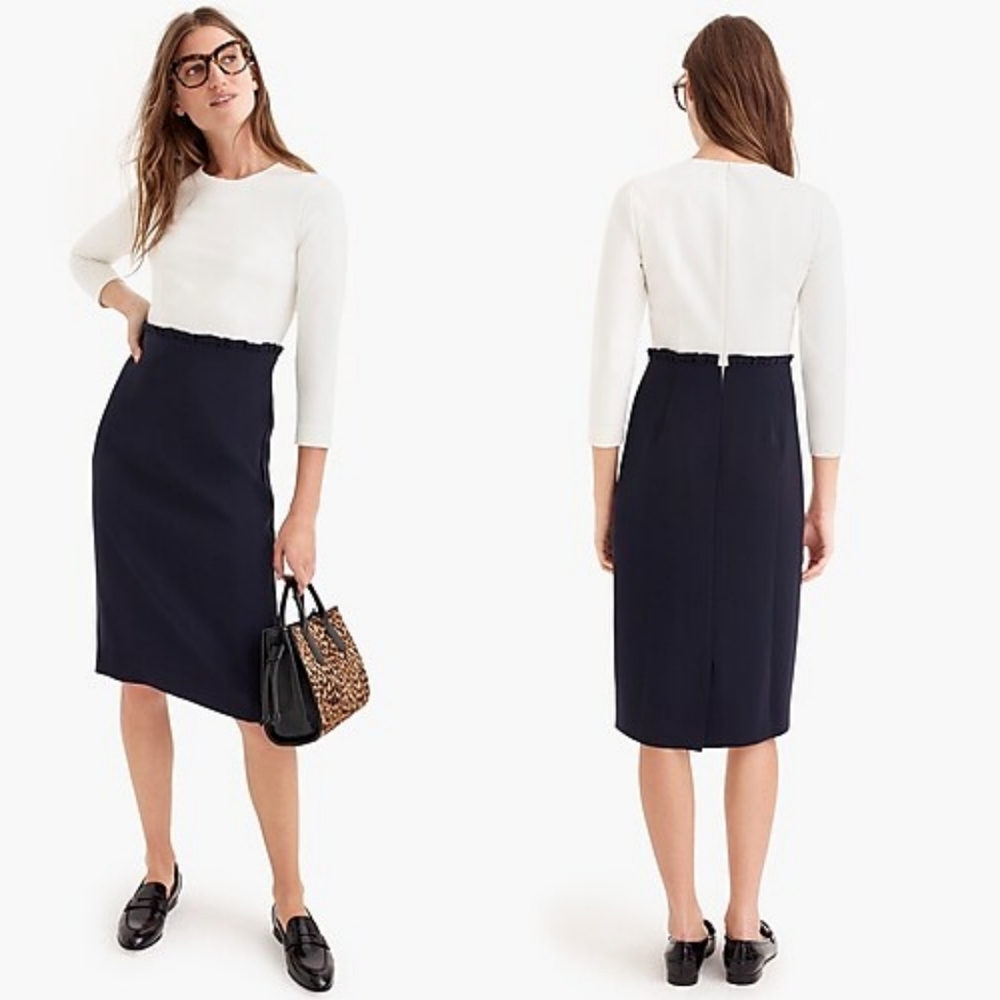 J. Crew Combo dress